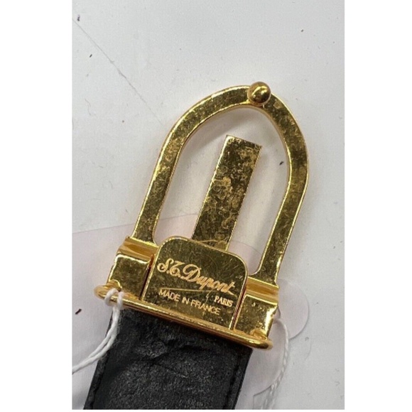 S.T. Dupont Men's Brown/Black Reversible Leather Belt 38"-46" - Picture 2 of 2